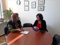 Ombudswoman dr. Jasminka Džhumhur meeting with MP of the Parliamentary Assembly of BiH Mirjana Marinković Lepić
