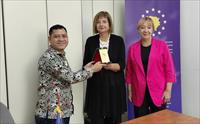 Ombudswomen receive delegation from the Indonesian Ministry of Human Rights