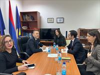 Ombudsman Dr. Nevenko Vranješ at a meeting with the French Ambassador to BiH